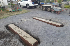 Fertigstellung Fundament