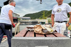 Aufbau Sitzgelegenheit