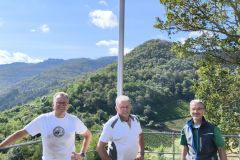 Helmut, Egon und Klaus nach getaner Arbeit