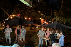 Von dem Regen lassen wir uns nicht stören