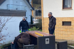 Klaus im Fachgespräch mit Bernhard Sommer vom Lions Club Koblenz