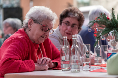 Vergnügte Zuschauer