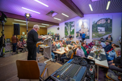 Blick von der Bühne ins Publikum