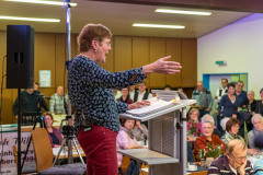 Jutta in Aktion