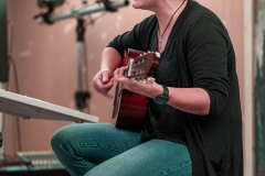 Sandra begeisterte mit ihrer Gitarre