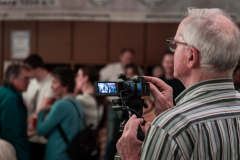 Günter Schmidt an der Kamera.