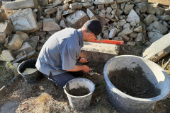 Klaus bei der Arbeit