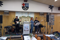 MAJOR bei der Probe am Nachmittag