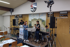 MAJOR bei der Probe am Nachmittag