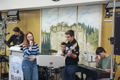 MAJOR bei der Probe am Nachmittag