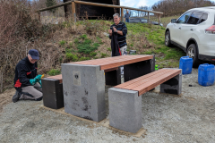 Wenn zwei fast fertig sind, erscheint der Dritte.