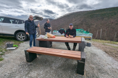 Wir wurden wieder gut verpflegt.