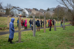 Der Skulpturenweg mit den Engelsstehlen